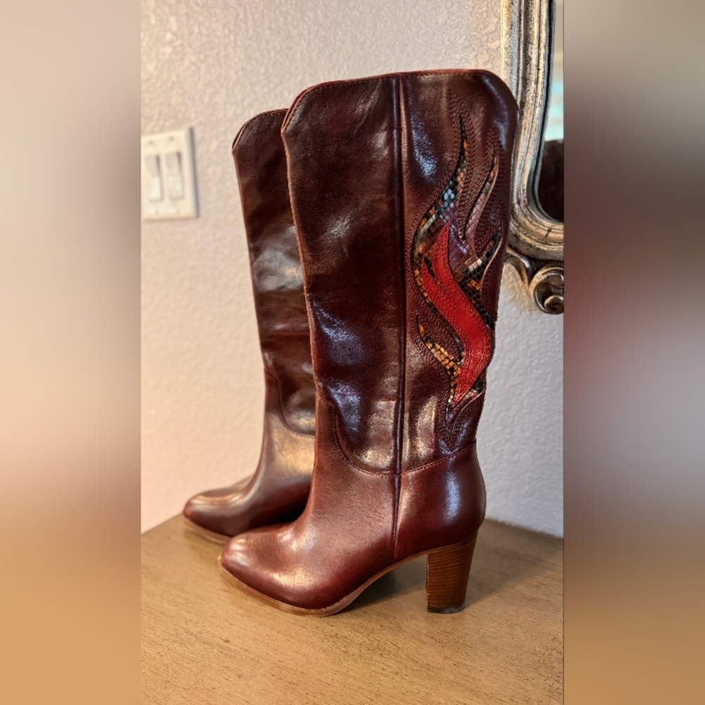 Frye June Flame Knee Boots